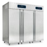 Réfrigérateur 700+1400 litres en inox 3 portes, GN 2/1, -2°/+8°C- Virtus – Image 3