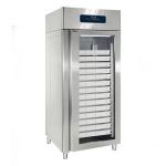 Congélateur 850 L en Inox avec Porte en Verre pour Pâtisserie, 56x 600x400 mm, -10°/-20°C- Virtus – Image 3