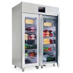 Réfrigérateur 1400 Litres En Inox GN 2/1 Avec Portes En Verre, -2°/+8°C, Isolation 85 mm - Wifi - Virtus - BMA0025/FN – Image 4