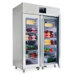 Congélateur 1400 Litres En Inox GN 2/1 Avec Portes En Verre, -10°/-22°C, Isolation 85 mm - Wifi - Virtus - BMB0033/FN – Image 3
