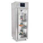 Réfrigérateur Traversante 700 Litres En Inox GN 2/1 Avec Portes En Verre, -2°/+8°C - Wifi - Virtus - BMA0093/F – Image 3