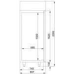 Armoire Positive Professionnelle Inox 1400 litres - Energy Line - Combisteel – Image 5