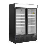 Vitrine réfrigérée négative avec caisson lumineux Polar Série G 920L noire – Image 2