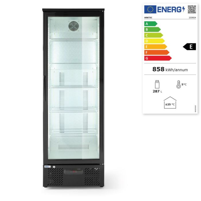 Vitrine de présentation boissons une porte 287 L Arktic 220-240V/240W – Hendi