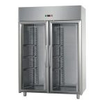 ARMOIRE PÂTISSIÈRE 2 PORTES VITRÉES - POSITIVE VENTILÉ - 1400 LITRES - Isotech