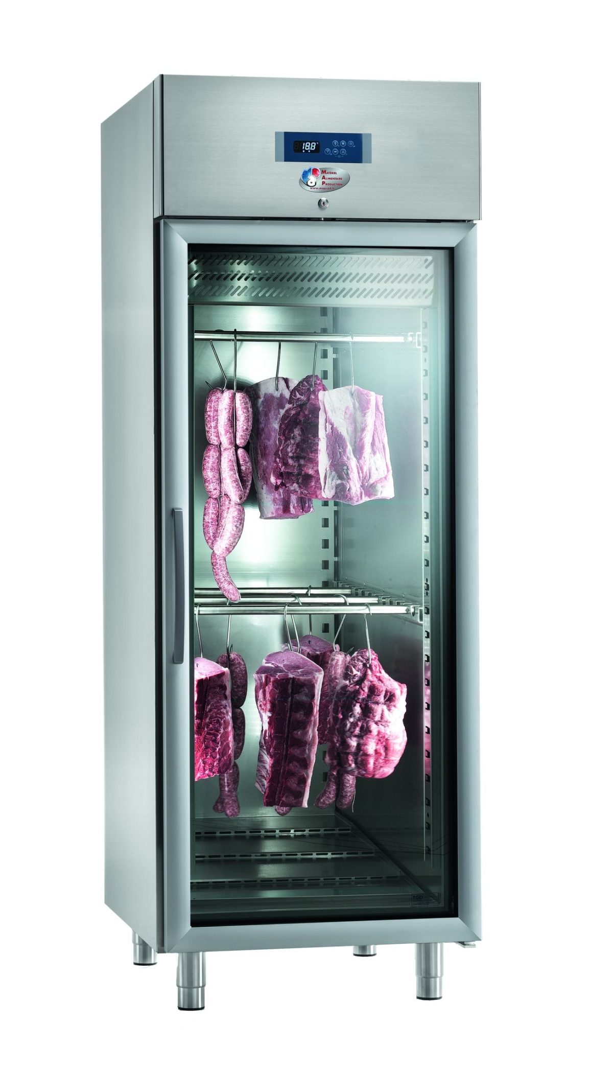 Armoire De Maturation Pour Viandes Sur 6 Grilles Gn 2/1 Inox – 2 Portes Pleines – MAP