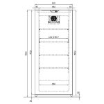 Armoire de stockage Positive Inox A+660P IARP – Image 3