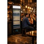 Vitrine Réfrigérée Positive avec Caisson Lumineux Série G 218L - Polar – Image 2