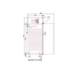 Armoire Positive Inox GN 2/1 645 L - Coreco – Image 2