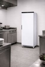 Armoire Réfrigérée Professionnelle Positive Laquée Blanche - 570 L - Furnotel – Image 4