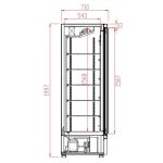 Armoire Congélateur Professionnel - Vitrée 1450 Litres - Combisteel