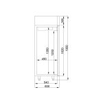 Armoire réfrigérée inox 400 L - Positive - Combisteel – Image 4