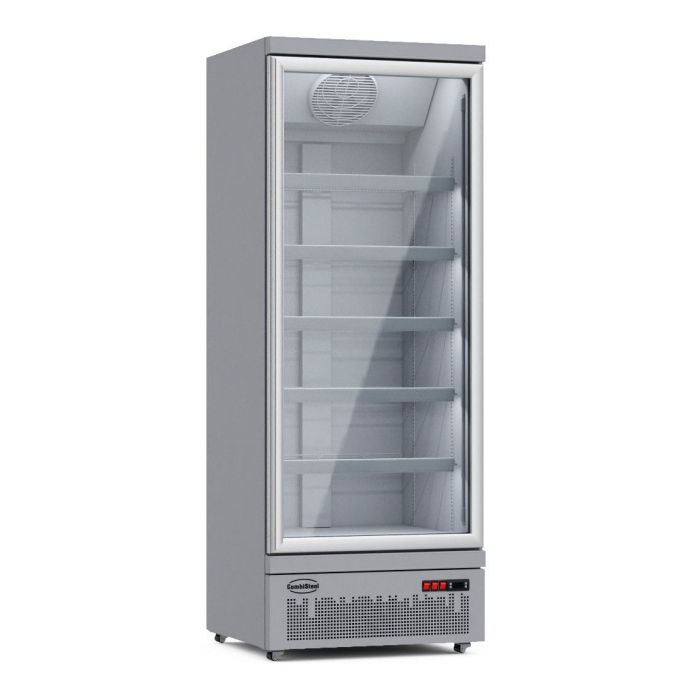 Armoire Réfrigérée Négative Grise avec Porte Vitrée 600 L - Combisteel – Image 1