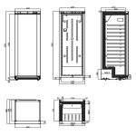 Armoire de Stockage Positive Ventilée 400 litres IARP – Image 2