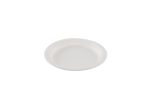Assiette ronde blanche en canne à sucre Ø 17 cm - 800 unités - Betik – Image 2