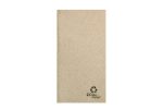Serviette en ouate recyclée naturelle 40 x 40 cm gaufrée-collée 2 plis pliée en 8 Kangourou - 960 unités - Betik – Image 2