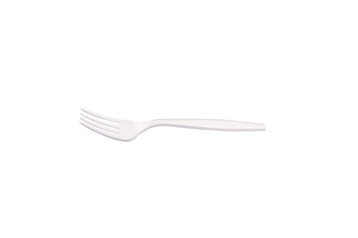 Fourchette blanche en maïs 17,5 cm – 1500 unités – Betik