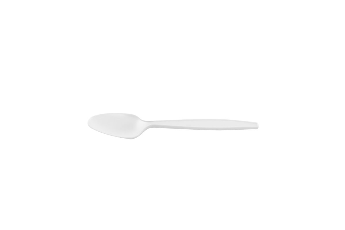 Cuillère blanche en maïs 16 cm – 1500 unités – Betik