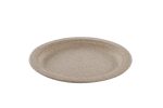 Plateaux de service ovale en bagasse de blé naturel 26 x 20 cm - 800 unités - Betik – Image 2