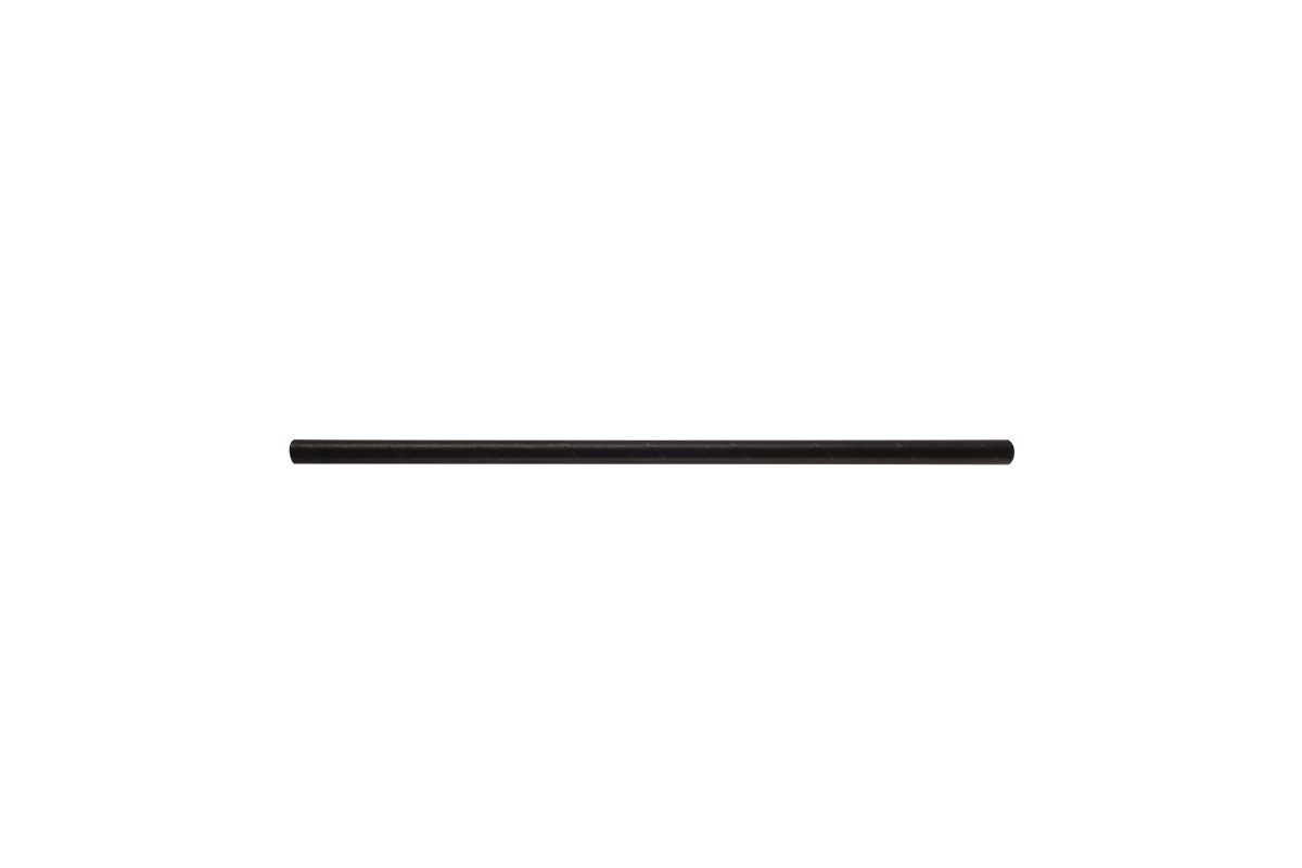 Paille en papier noir droite 3 couches Ø 0,8 x 23 cm – 6000 unités – Betik