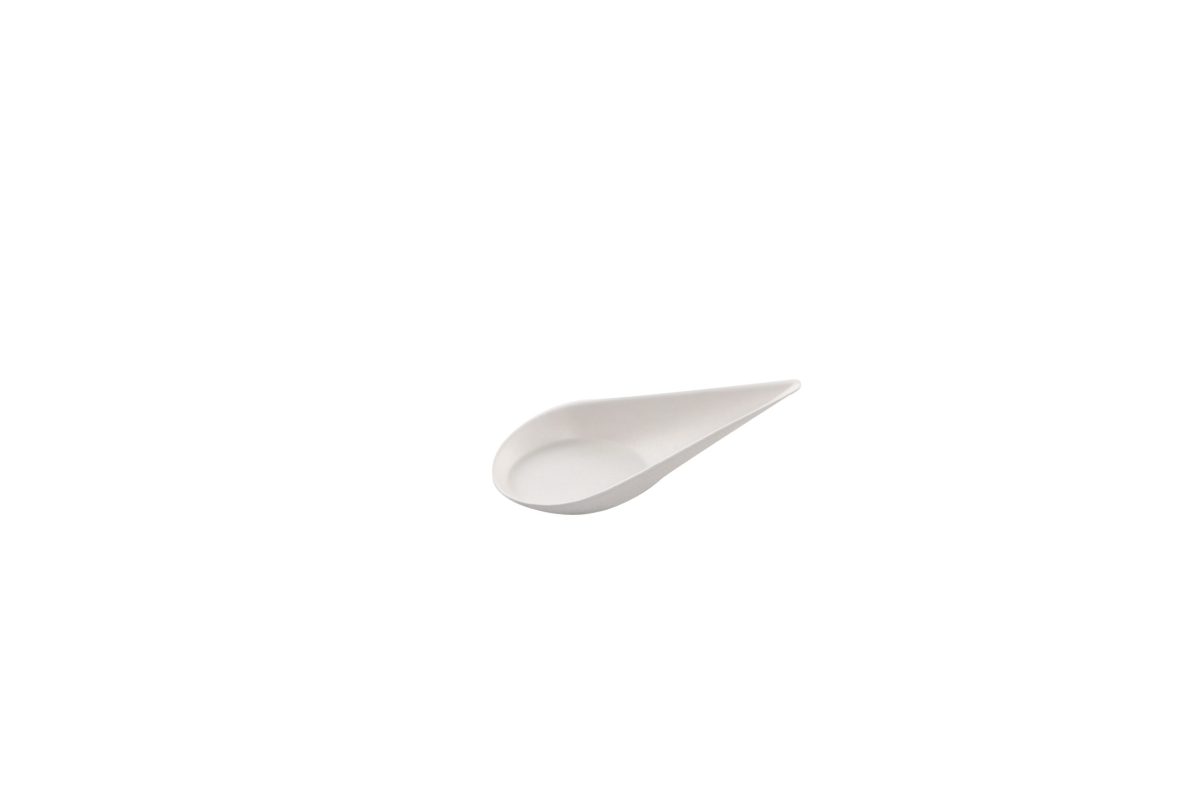Coupelle goute blanche en canne à sucre 105mm – 3000 unités – Betik