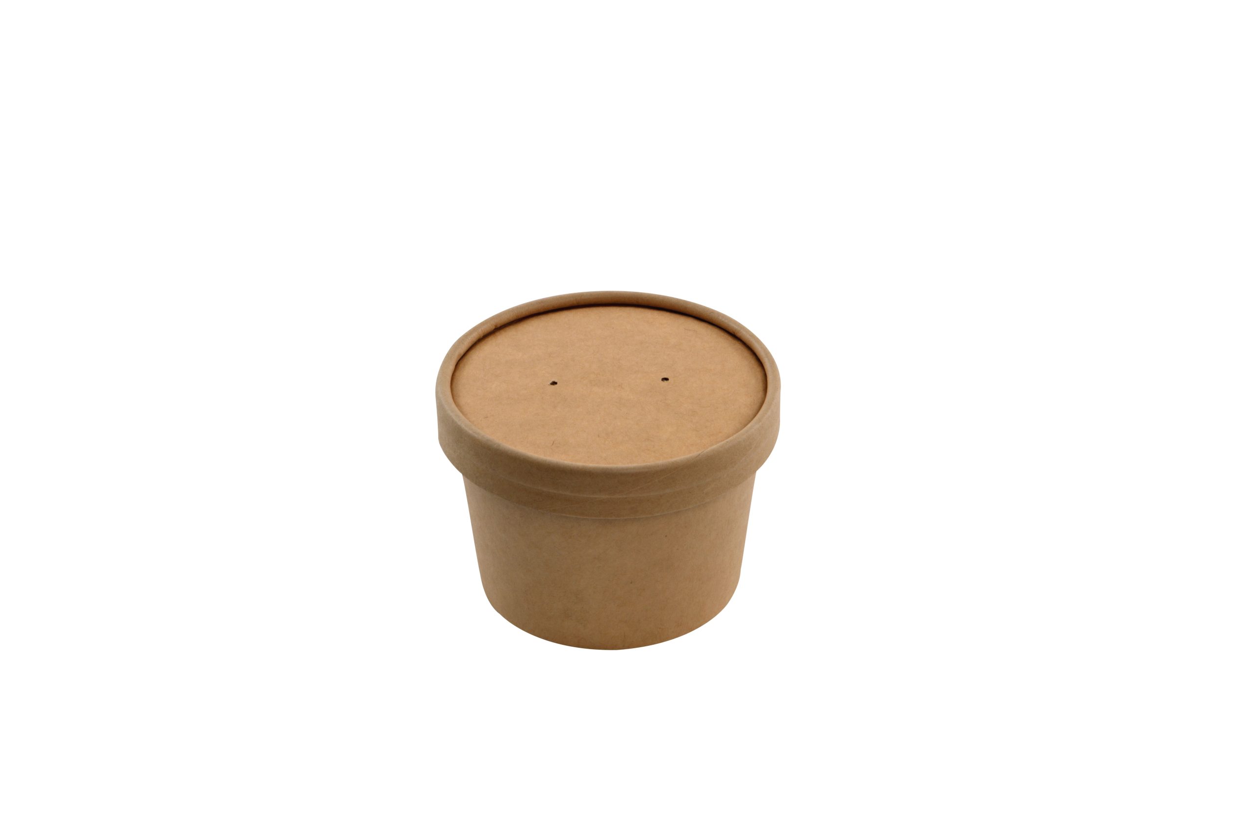 001010508_1_5 Pot à soupe + couvercle en carton kraft 240 ml - 250 unités - Betik – Image 1