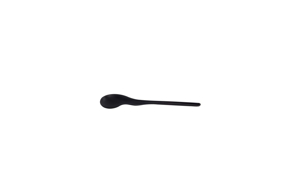 EKO Petite Cuillère noire en CPLA 11 cm – 1500 unités – Betik