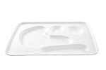 EKO Wing Tray - Plateau blanc en canne à sucre pour EKO Wing - 120 unités - Betik – Image 2