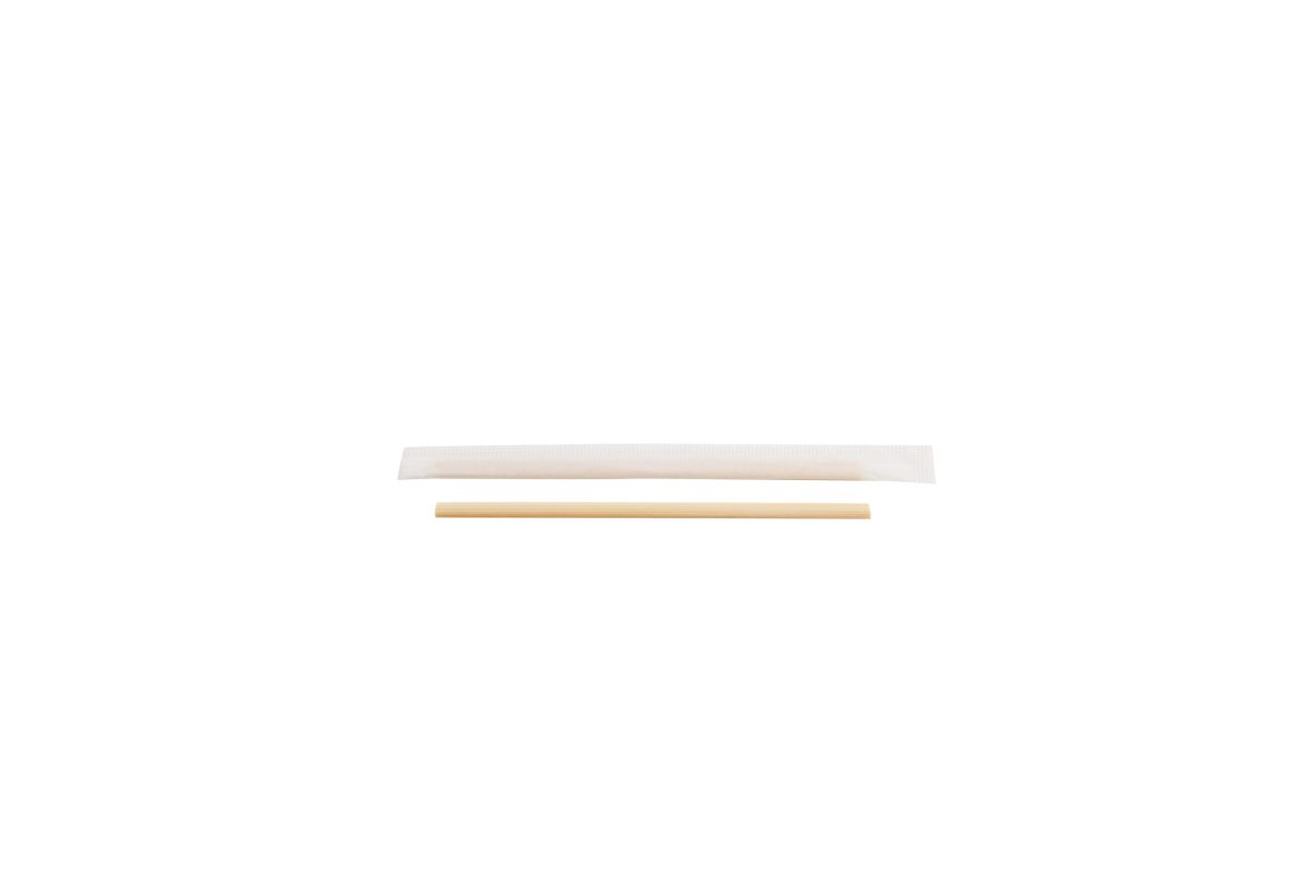 Agitateur en bambou emballé individuellement 11 cm – 5000 unités – Betik