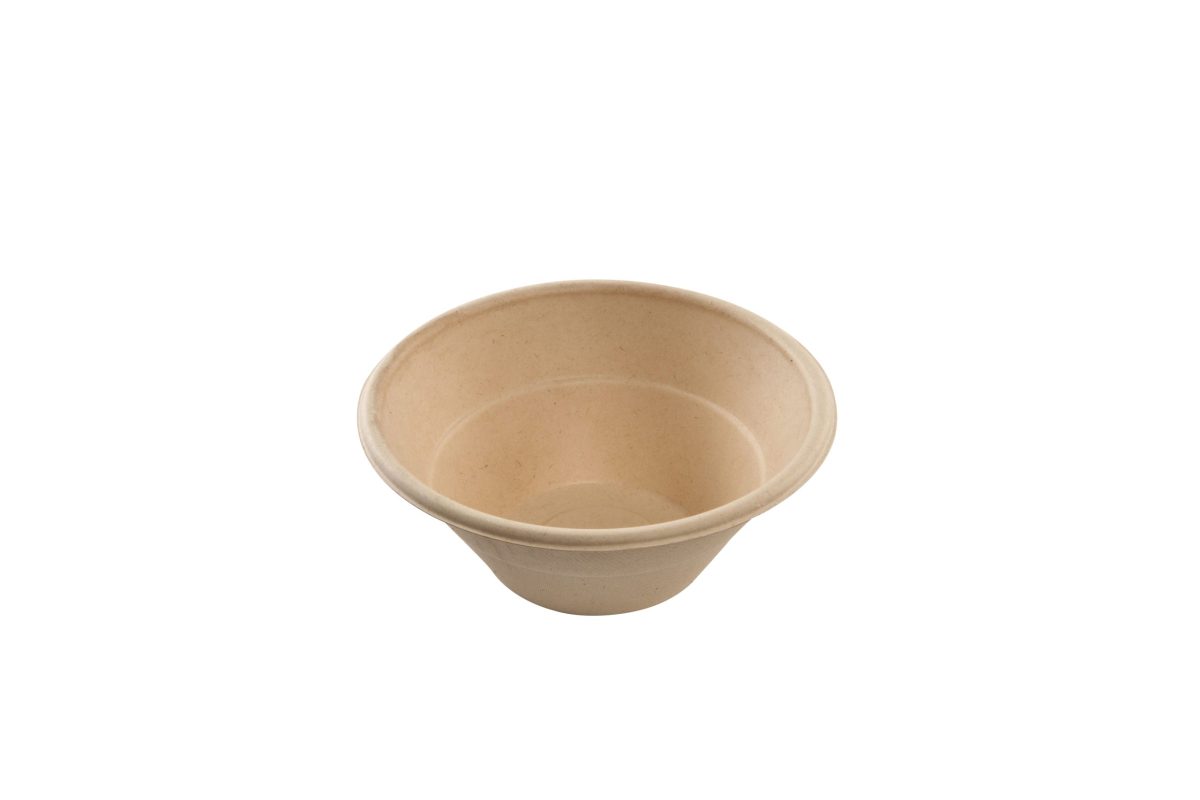 Saladier rond crème en canne à sucre 500 ml – 600 unités – Betik