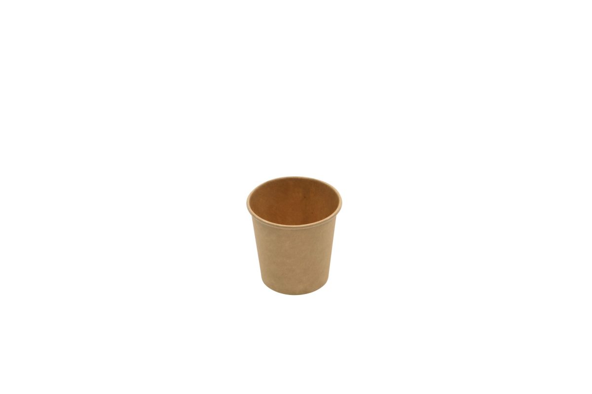 Gobelet en carton kraft SANS PLASTIQUE – 1000 unités – Betik