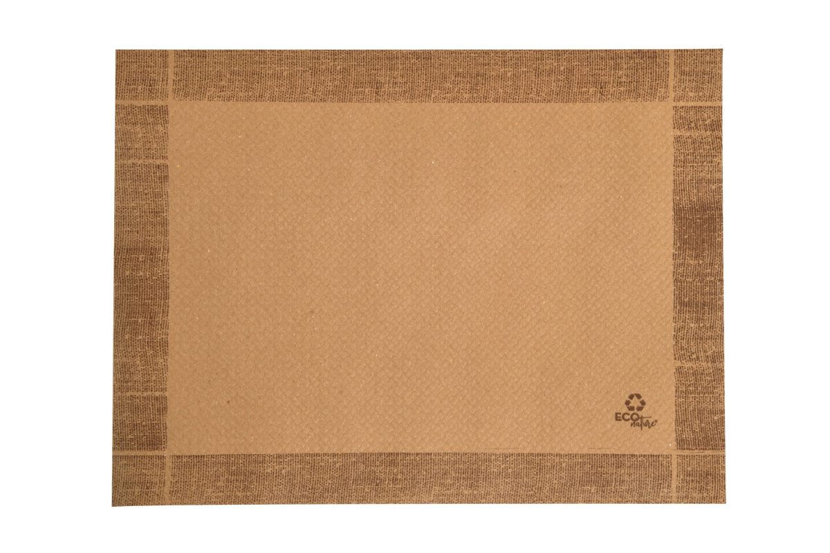 Nappe individuelle en papier kraft 100 g/m² 30 x 40 cm – 500 unités – Betik