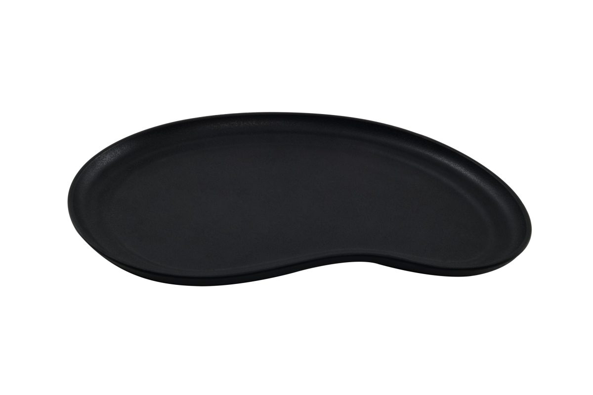 KAROLA grande assiette noire – 12 unités – Betik