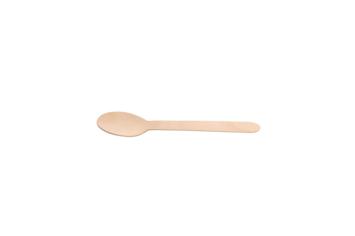 Cuillère en bois FSC 16 cm – 3000 unités – Betik
