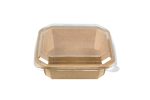 Saladier octogonal en carton kraft + couvercle en PET - 300 unités - Betik – Image 4