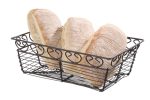 Corbeille en fil déco rectangulaire 230x150x(H)80 mm - Hendi – Image 4