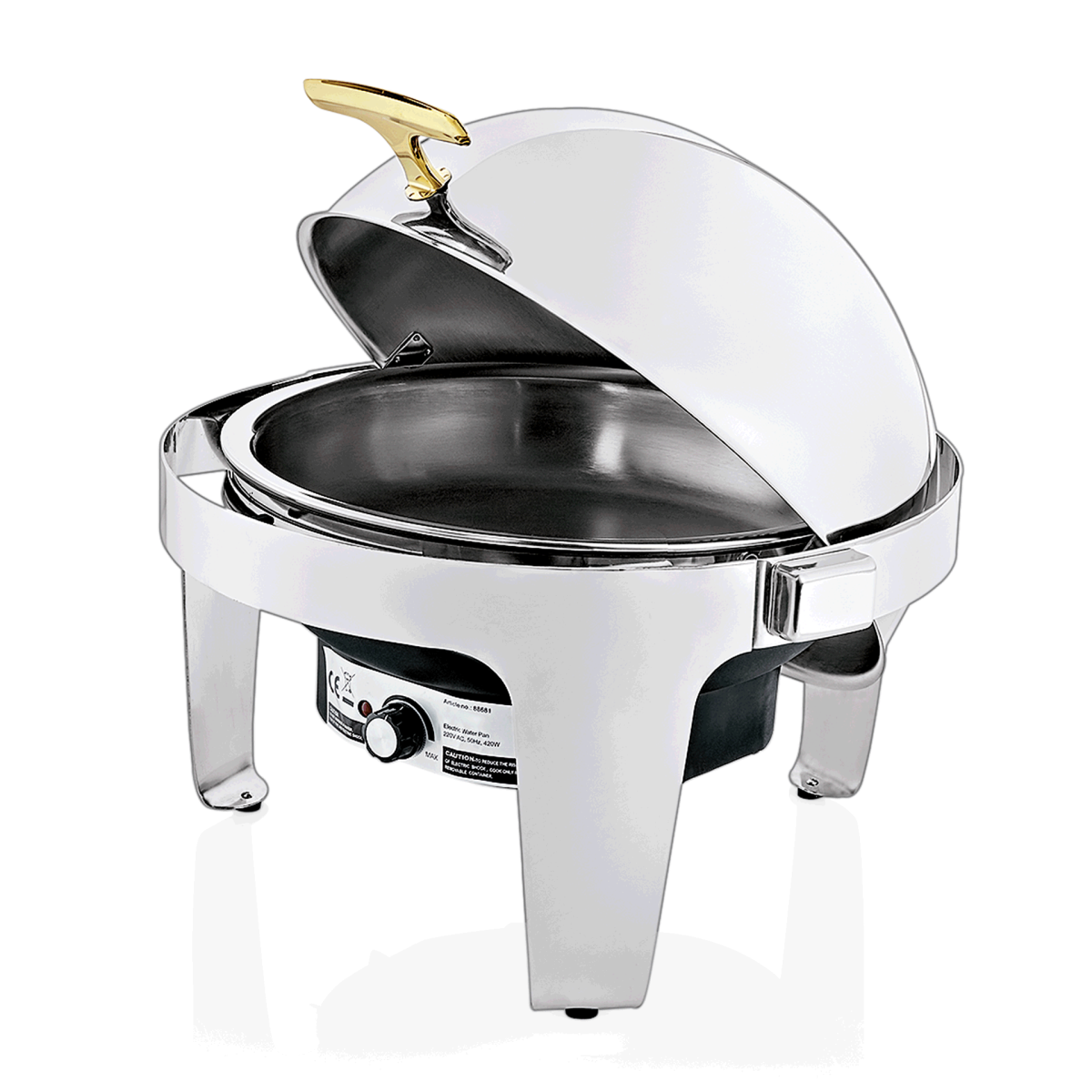 Chafing Dish en Acier au nickel-chrome puissance : 0,5 6,8 L H 450 mm Ø 395 mm – Was Germany