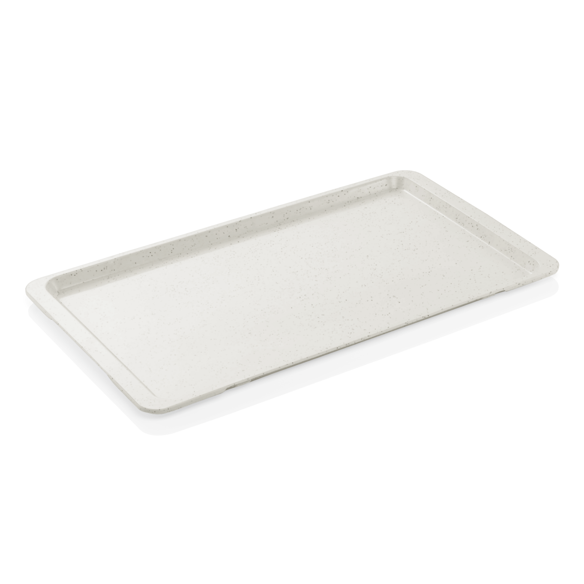Plateau en Polyester blanc laiteux avec petits points 1 – Was Germany
