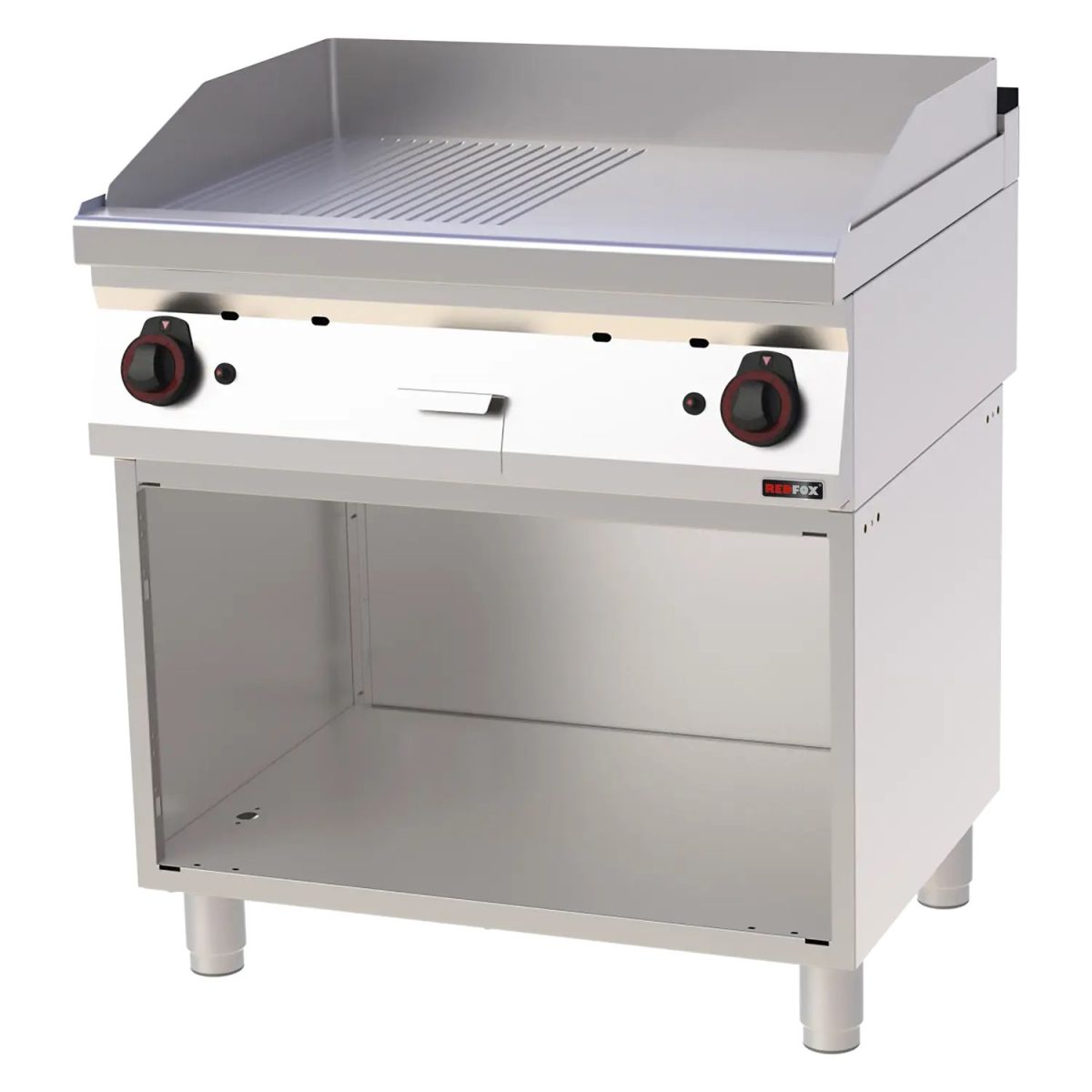 Plaque de cuisson 80×51 à gaz combinée avec soubassement FTHR 70/80 G – Redfox