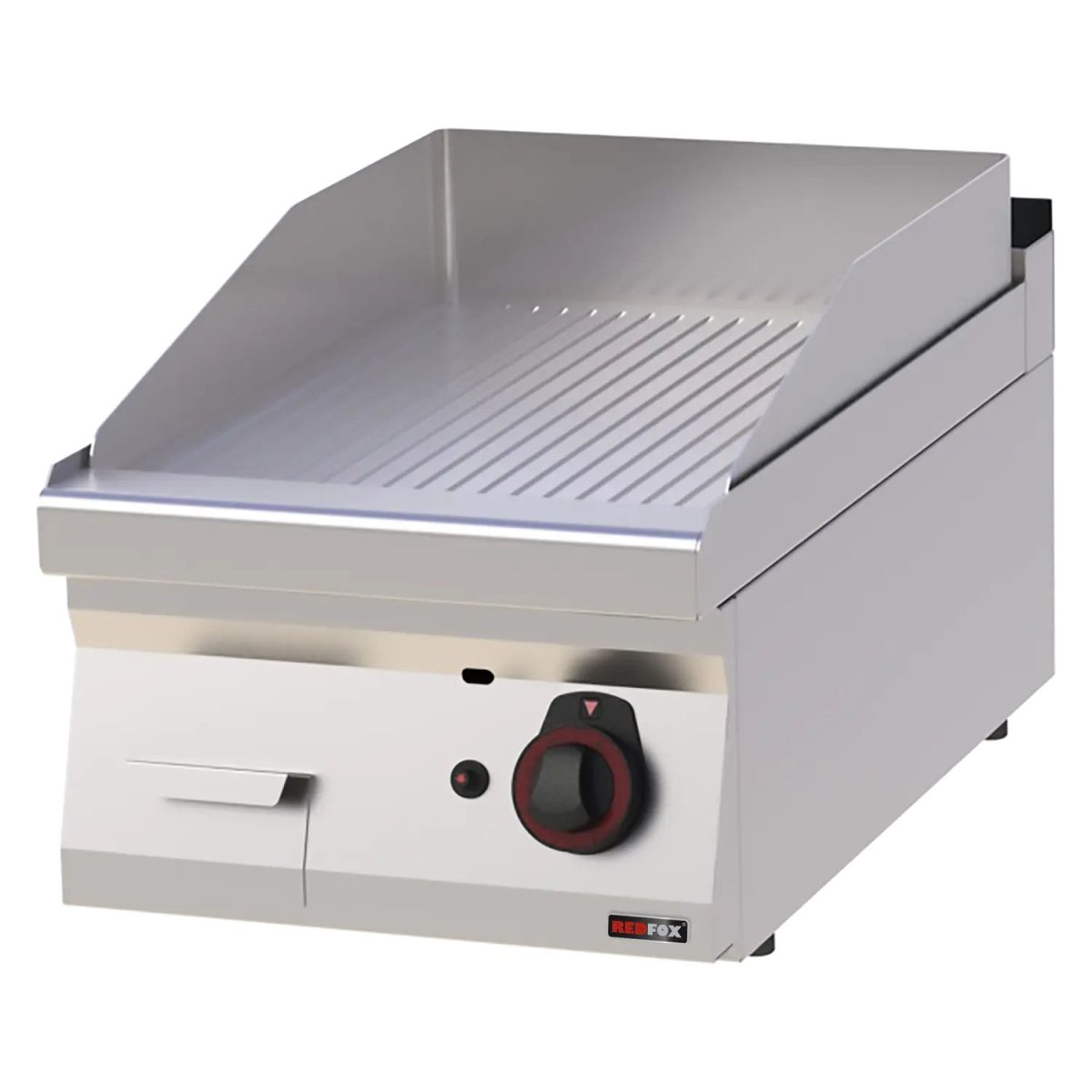 Plaque de cuisson 40×51 à gaz nervurée sans soubassement FTR 70/04 G – Redfox