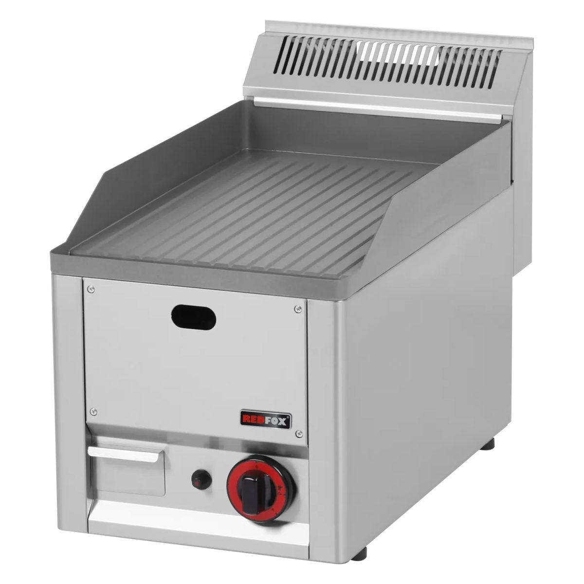 Plaque de cuisson 32×48 à gaz nervurée sans soubassement FTR 30 GL – Redfox
