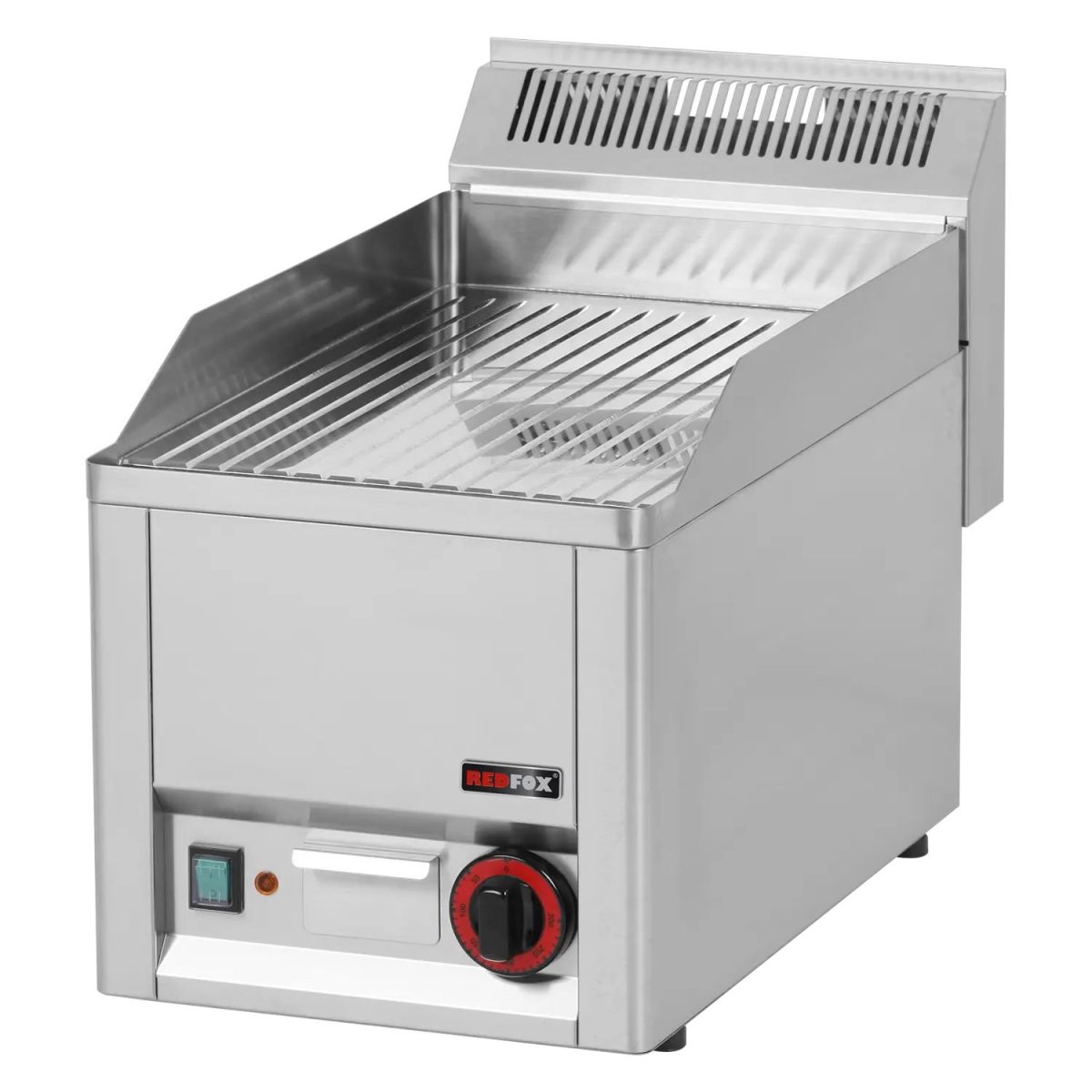 Plaque de cuisson 32×48 électrique chromée nervurée sans soubassement 230 V FTRC 30 EL – Redfox