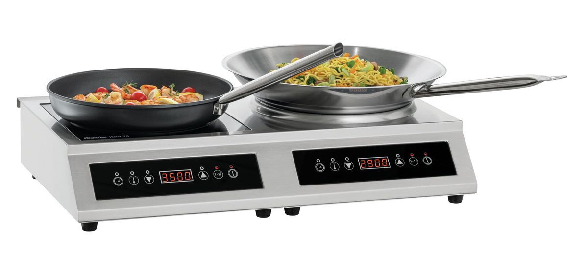 Combinaison plaque/wok induction IKIW 70 – 3500 W – Bartscher