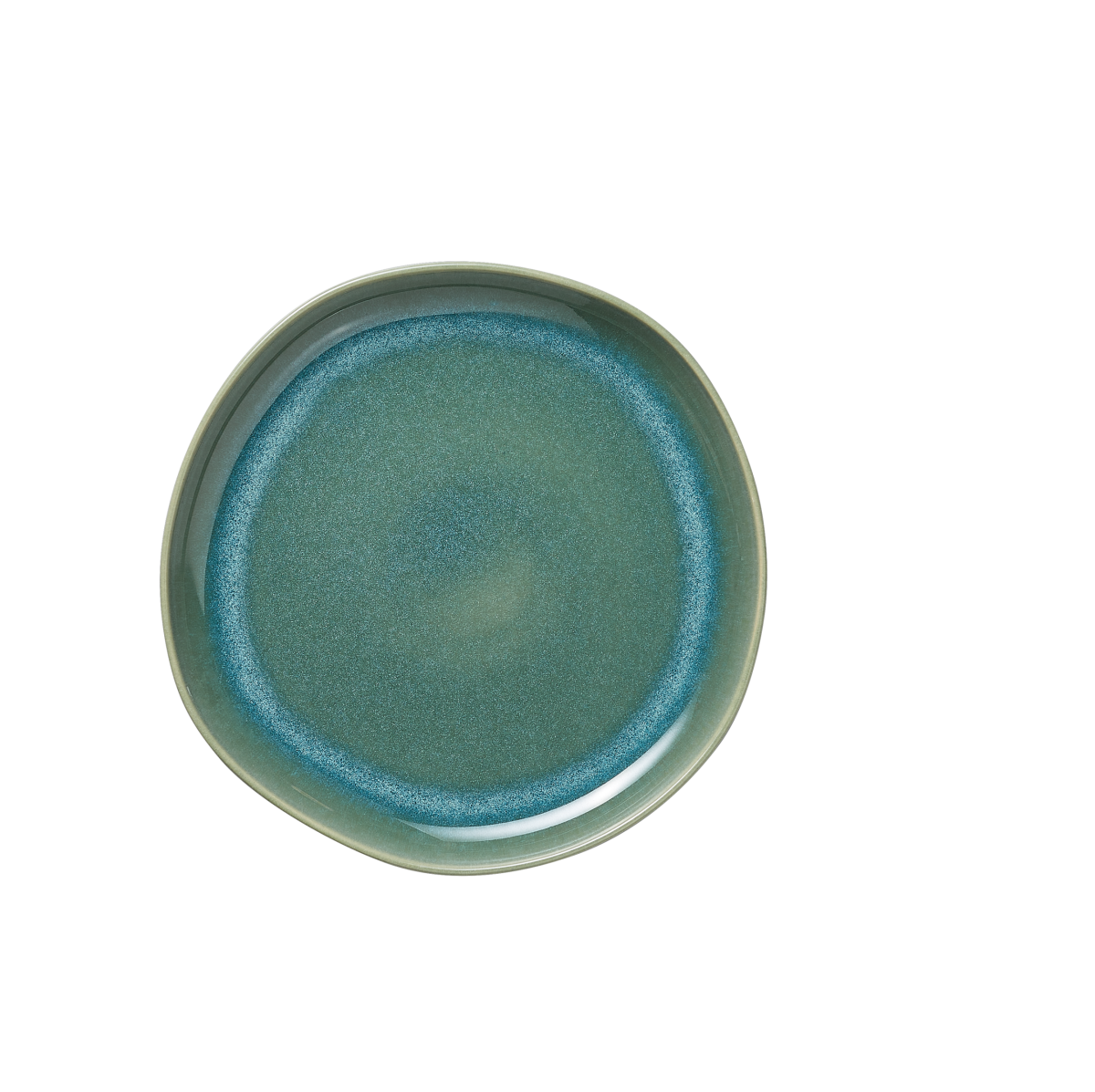 Lot de 6 assiettes en Grès Vert myrte H 30 mm Ø 220 mm 2 – Was Germany