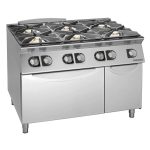 Fourneaux feux vifs gaz, 6 feux - 6 kW et 10 kW - four gaz et placard - Giorik – Image 2