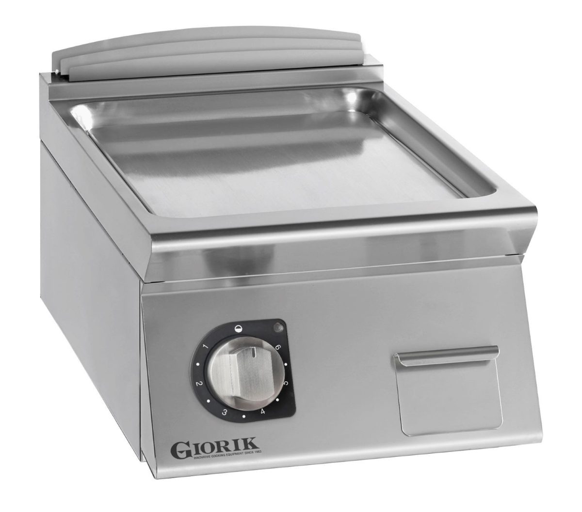 Grills Electriques, acier chromé, surface de cuisson simples-lisses – Giorik – FLE92TCRX
