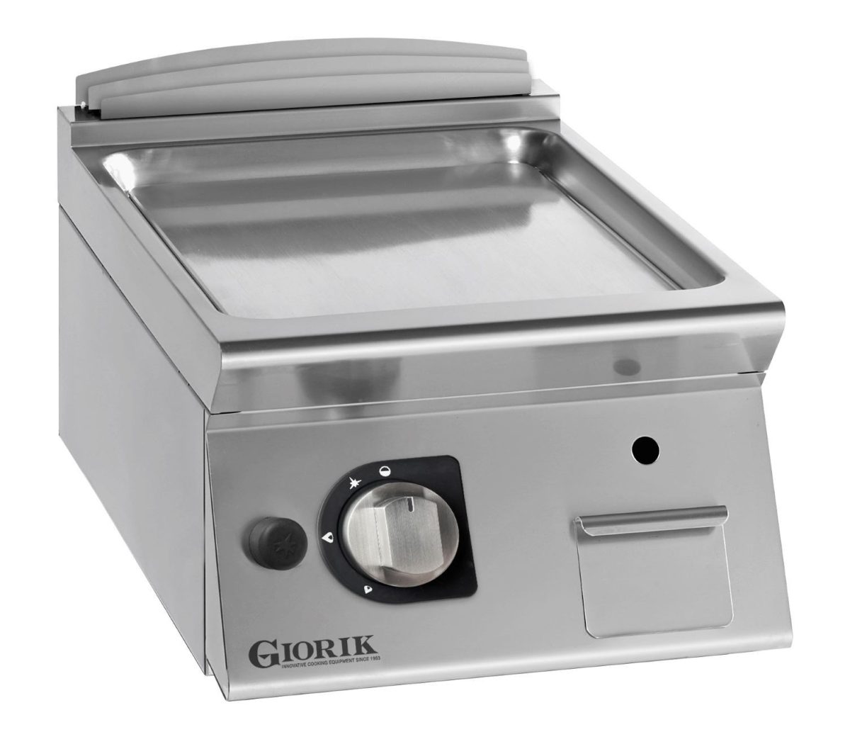 Grills Gaz, acier chromé, surface de cuisson simples-lisses – Giorik – FLG92TCRX