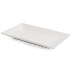 Plat Rectangulaire de Service en Porcelaine Blanche 250 x 150 mm - Boite de 4 - Olympia – Image 5