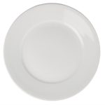 Assiettes à Bord Large en Porcelaine Blanche 280 mm Athena Hotelware - Lot de 6