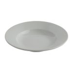 Assiettes à Potage en Porcelaine Blanche 228 mm Athena - Lot de 6 – Image 5